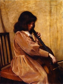 Ragazza che gioca un violoncello Ragazza che gioca un violoncello