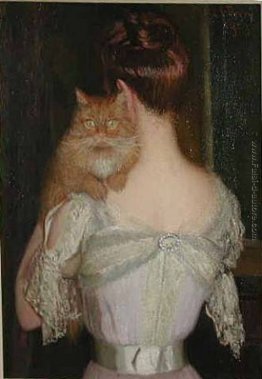 Donna con gatto Donna con gatto