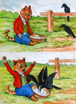 Due corvi IMPERTINENTI Due corvi IMPERTINENTI