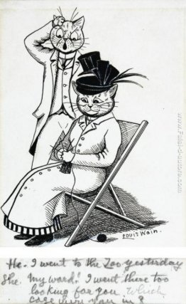 HE - Sono andato al ZOO IERI SHE - MIA PAROLA! Sono andato lì AN HE - Sono andato al ZOO IERI SHE - MIA PAROLA! Sono andato lì AN