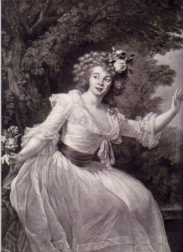 Ritratto di attrice francese Louise Rosalie Dugazon Ritratto di attrice francese Louise Rosalie Dugazon