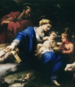 La Sacra Famiglia con San Giovanni Battista La Sacra Famiglia con San Giovanni Battista