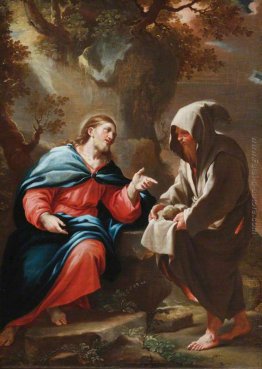 Il diavolo tentatore Cristo a trasformare le pietre in pane Il diavolo tentatore Cristo a trasformare le pietre in pane