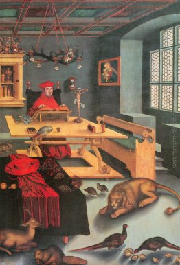 Alberto di Brandeburgo, come San Girolamo nel suo studio Alberto di Brandeburgo, come San Girolamo nel suo studio