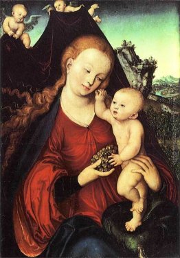 Madonna col Bambino e un grappolo d'uva Madonna col Bambino e un grappolo d'uva
