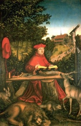 Alberto di Brandeburgo, come San Girolamo nel suo studio Alberto di Brandeburgo, come San Girolamo nel suo studio
