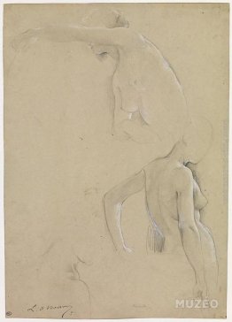 studi di nudo femminile, a metà del corpo studi di nudo femminile, a metà del corpo