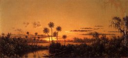 Florida Fiume scena: Early Evening, dopo il tramonto Florida Fiume scena: Early Evening, dopo il tramonto