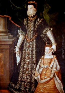 Ritratto di Diane d'Andouins e sua figlia Ritratto di Diane d'Andouins e sua figlia