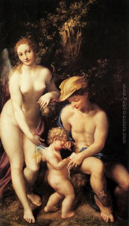 Venere con Mercurio e Cupido (La School of Love) Venere con Mercurio e Cupido (La School of Love)