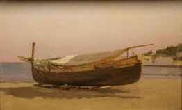 Barca trascinato sulla riva Barca trascinato sulla riva