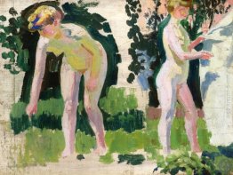 Due studi di nudo Ambientazione esterna Due studi di nudo Ambientazione esterna