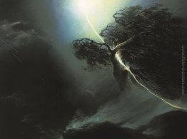 Oak fratturato da un fulmine. Allegoria sulla moglie morte dell' Oak fratturato da un fulmine. Allegoria sulla moglie morte dell'