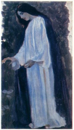Ritratto di O. Nesterova, l'artista figlia ' Ritratto di O. Nesterova, l'artista figlia '