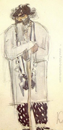 Kudma, lo stregone (disegno di costume per l'opera "L'incantatri Kudma, lo stregone (disegno di costume per l'opera "L'incantatri