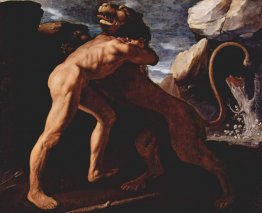 Eracle combatte con il Leone di Nemea Eracle combatte con il Leone di Nemea