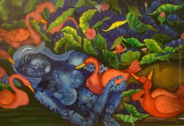 Mermaid in Lotus Pond I Mermaid in Lotus Pond I