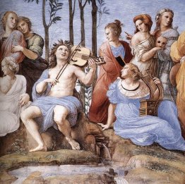Il Parnaso, dalla Stanza delle Segnatura (particolare) Il Parnaso, dalla Stanza delle Segnatura (particolare)