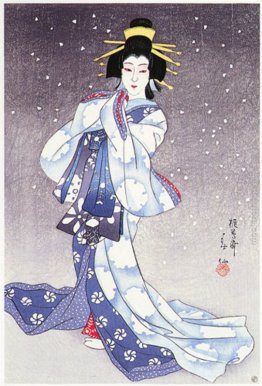 Otani Tomoemon come lo Spirito di neve Otani Tomoemon come lo Spirito di neve