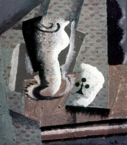 Natura morta con caraffa in vetro e Phillips asso Natura morta con caraffa in vetro e Phillips asso