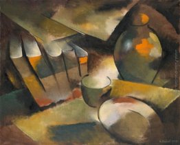 Natura morta con libri e vaso Natura morta con libri e vaso