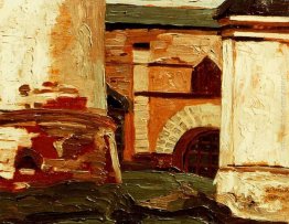 Rostov Velikij. Cantiere al Cremlino. Rostov Velikij. Cantiere al Cremlino.