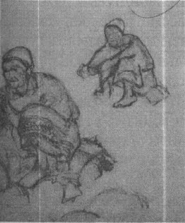 Sketch a "fuoco sacro" Sketch a "fuoco sacro"