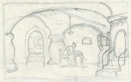 Scenario schizzo per opera di Mussorgsky "Boris Godunov" Scenario schizzo per opera di Mussorgsky "Boris Godunov"