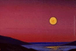Himalaya con impostazione di luna Himalaya con impostazione di luna