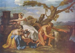 Il Bambino Jupiter Nutrita dalla capra Amaltea Il Bambino Jupiter Nutrita dalla capra Amaltea
