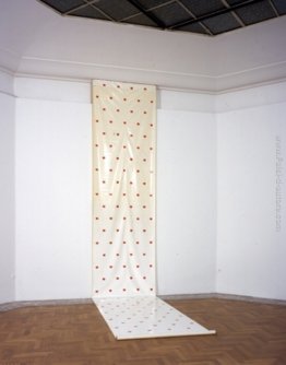 Impronte di una No. 50 Pennello ripetuta ad intervalli regolari Impronte di una No. 50 Pennello ripetuta ad intervalli regolari