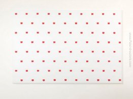 Impronte di una No. 50 Pennello ripetuta ad intervalli regolari Impronte di una No. 50 Pennello ripetuta ad intervalli regolari