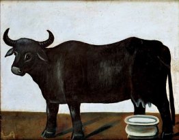 Bufalo nero su uno sfondo bianco (parte del dittico) Bufalo nero su uno sfondo bianco (parte del dittico)