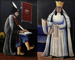 Shota Rustaveli e la regina Tamar Shota Rustaveli e la regina Tamar