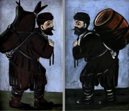 I lavoratori con un barile (dittico) I lavoratori con un barile (dittico)