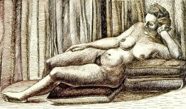 Adagiarsi nudo femminile Adagiarsi nudo femminile