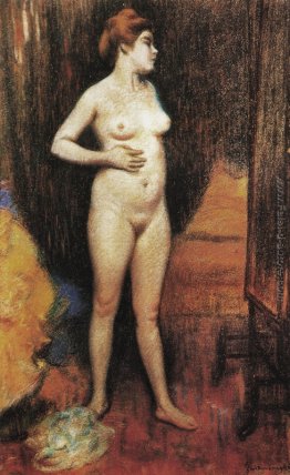 Nudo di donna allo specchio Nudo di donna allo specchio