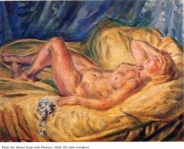 Biondo nudo e Fiori Biondo nudo e Fiori