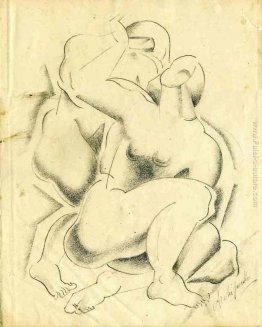 Due figure femminili nude Due figure femminili nude