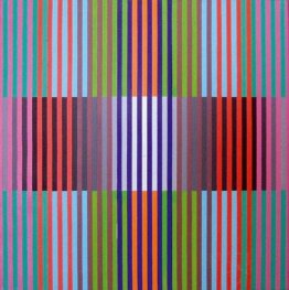 Chromographie x6: Graphisme chromatique sur carrés Chromographie x6: Graphisme chromatique sur carrés