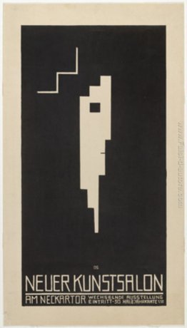 Poster per Neuer Kunstsalon, Stoccarda (Plakat, Neuer Kunstsalon Poster per Neuer Kunstsalon, Stoccarda (Plakat, Neuer Kunstsalon