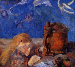 Clovis Gauguin addormentato Clovis Gauguin addormentato