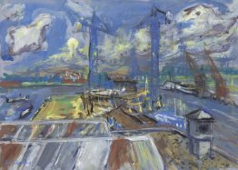 Attività di costruzione sull'isola KNSM-, ad Amsterdam Attività di costruzione sull'isola KNSM-, ad Amsterdam