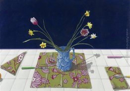 Studio per Natura morta con tovaglioli piegati e Unfolded (secon Studio per Natura morta con tovaglioli piegati e Unfolded (secon