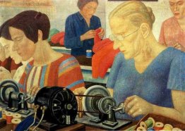Udarnitzi (record dei lavoratori) presso la Fabbrica Krasnaya Za Udarnitzi (record dei lavoratori) presso la Fabbrica Krasnaya Za