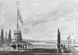 Del Viaggiatore primo Veduta di New York. La batteria e Flagstaf Del Viaggiatore primo Veduta di New York. La batteria e Flagstaf