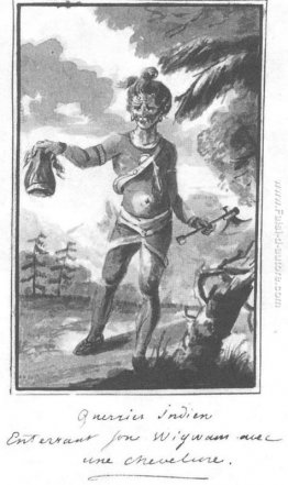 Un indiano con un cuoio capelluto Un indiano con un cuoio capelluto