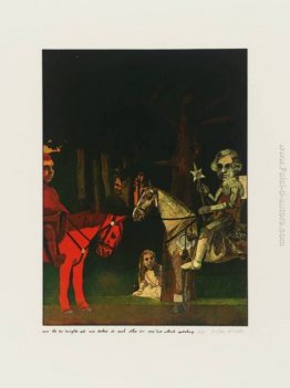 Peter Blake'and i due cavalieri si sedette e si guardarono senza Peter Blake'and i due cavalieri si sedette e si guardarono senza