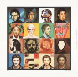 Illustrazione per la copertina di Face Dances Illustrazione per la copertina di Face Dances