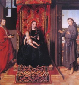 La Madonna in trono col Bambino ei Santi Girolamo e Francesco La Madonna in trono col Bambino ei Santi Girolamo e Francesco